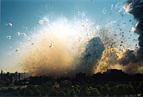 Explosion in Enschede am 13. Mai 2000. (Foto: Gemeende Enschede)