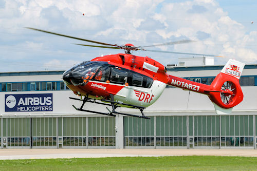 Erste EC 145 T2 geht an die DRF Luftrettung. Foto Airbus Helicopters