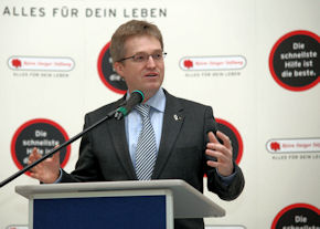 Pierre-Enric Steiger, Präsident der Björn-Steiger-Stiftung, hüllt sich zu den China-Plänen in Schweigen. Foto: BSS