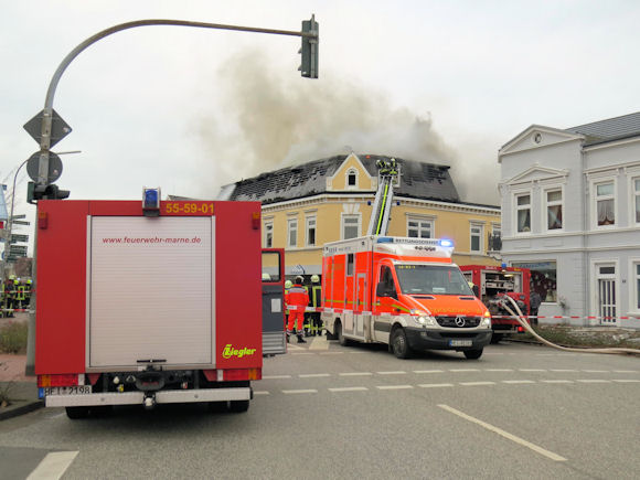 Feuer in Marne-RKiSH