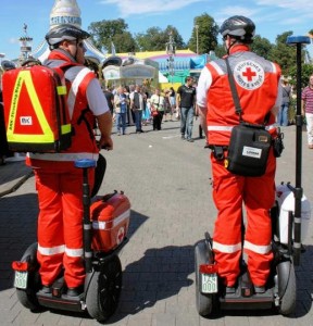 Sanis mit Segway