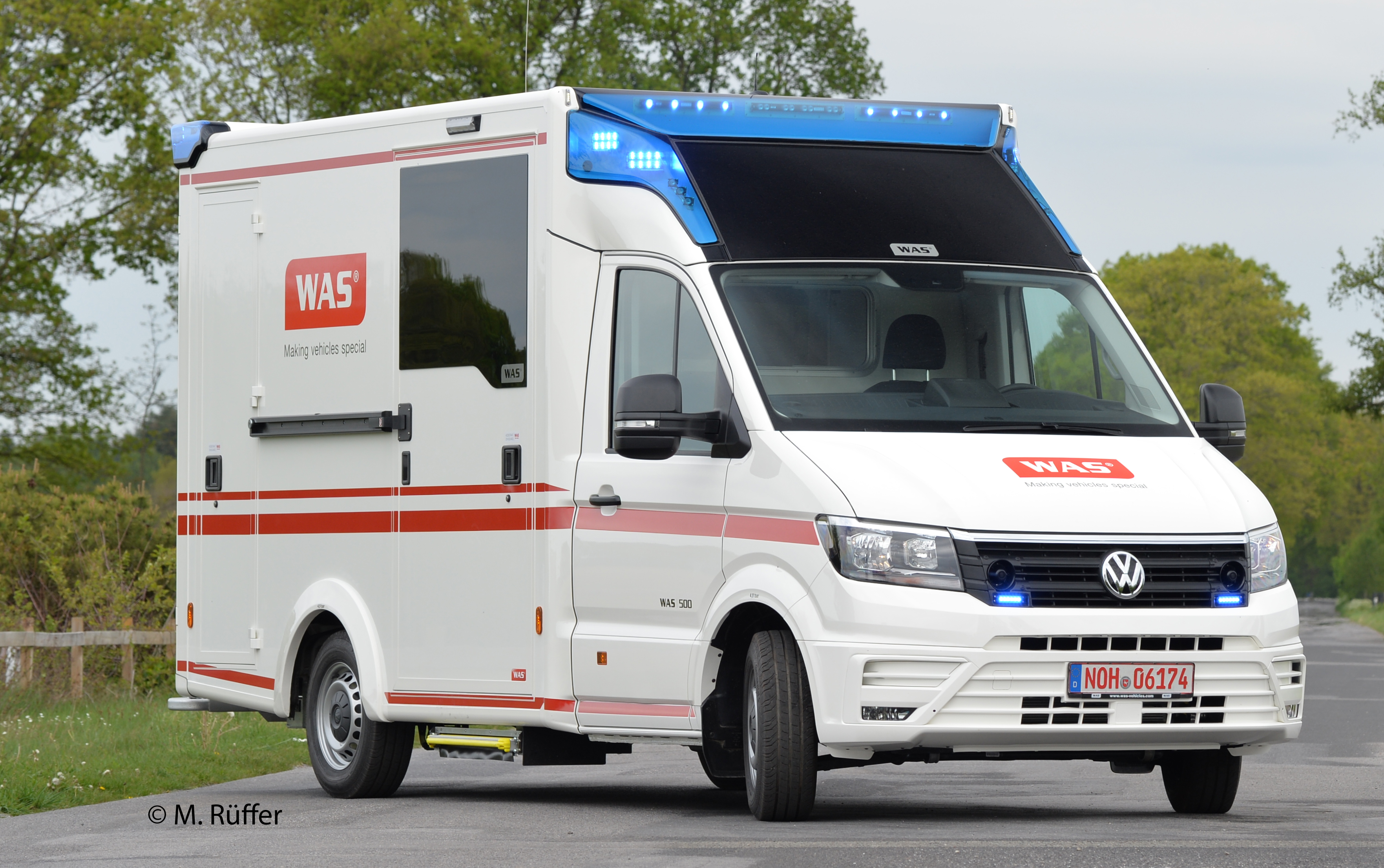 VW Crafter, Rettungswagen, WAS