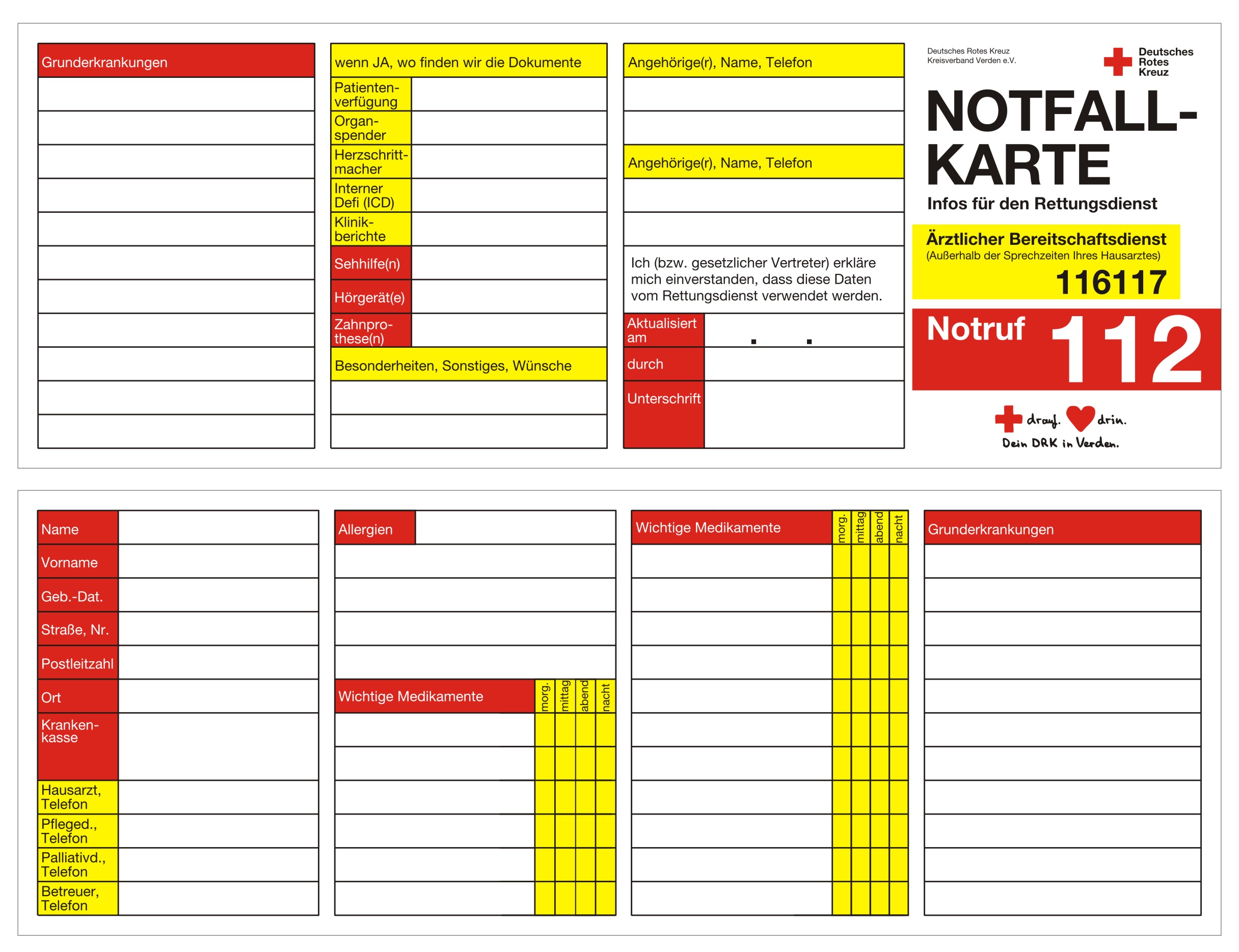 Notfallkarte