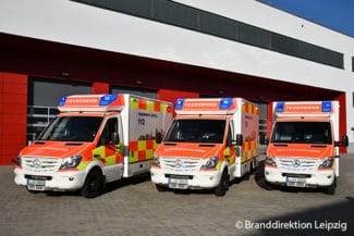 Rettungswagen der Berufsfeuerwehr Leipzig