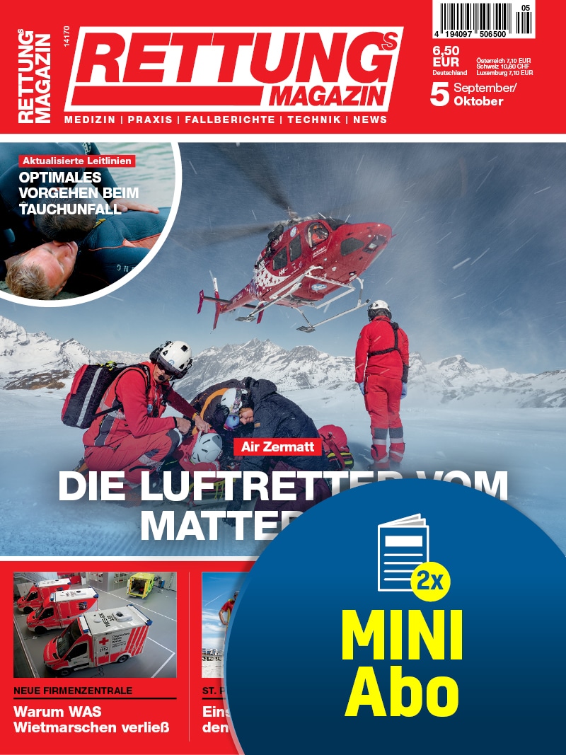 Produkt: Rettungs-Magazin Jahresabonnement Print mit Probezeitraum