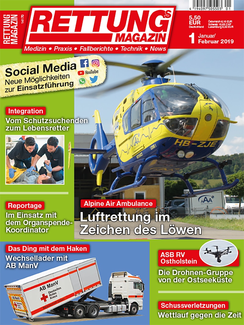 Produkt: Rettungs-Magazin 1/2019 Digital