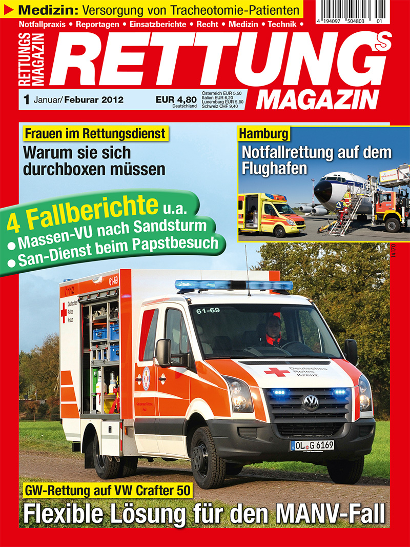 Produkt: Rettungs-Magazin 1/2012 Digital