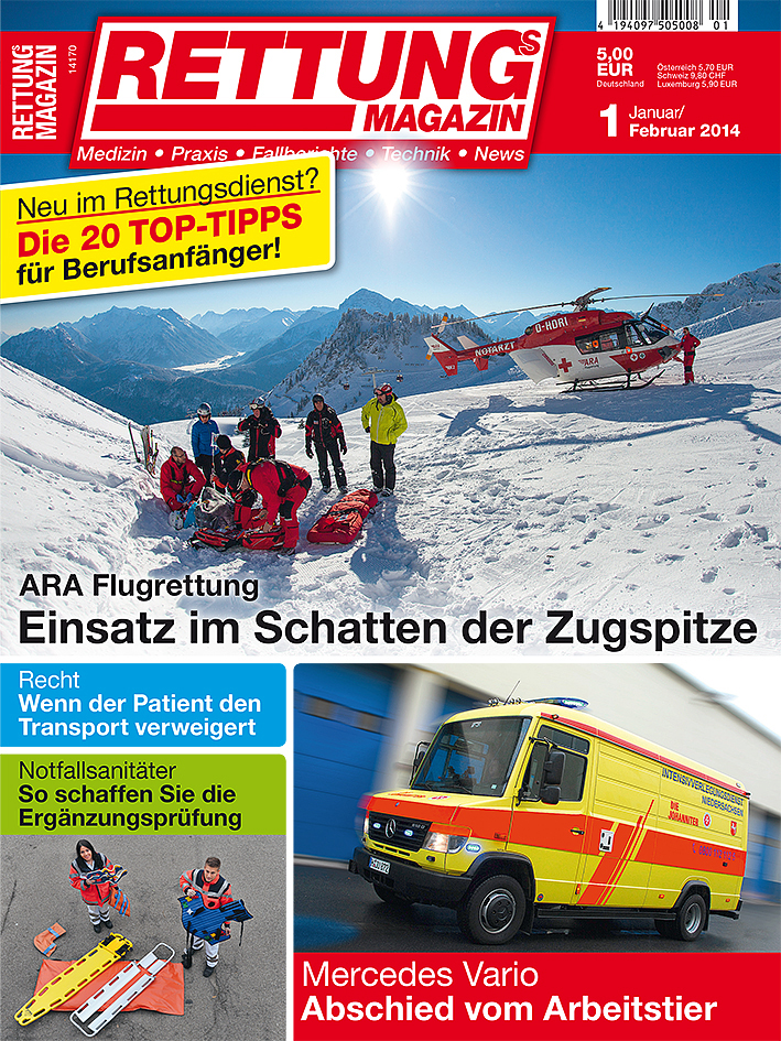 Produkt: Rettungs-Magazin 1/2014 Digital