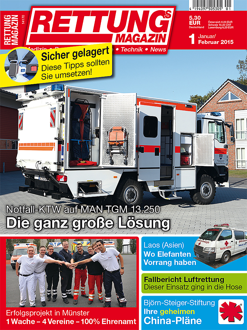 Produkt: Rettungs-Magazin 1/2015 Digital