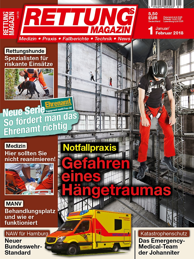 Produkt: Rettungs-Magazin 1/2018 Digital