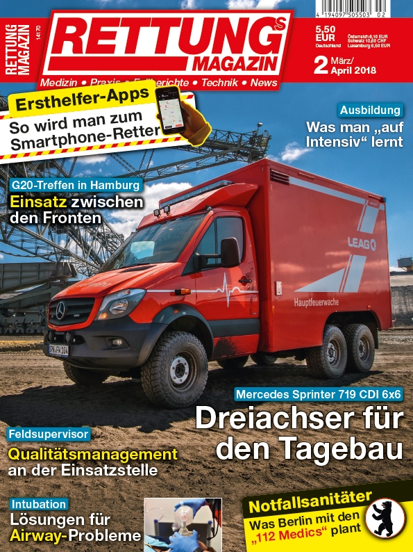 Produkt: Rettungs-Magazin 2/2018 Digital