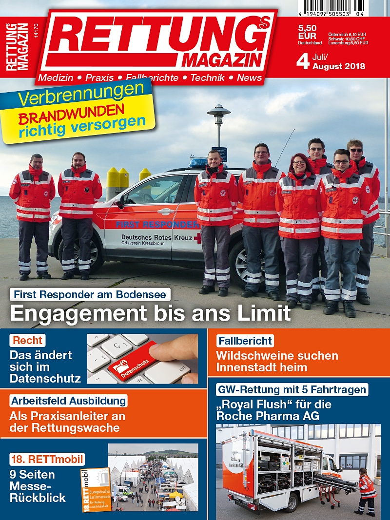 Produkt: Rettungs-Magazin 4/2018 Digital