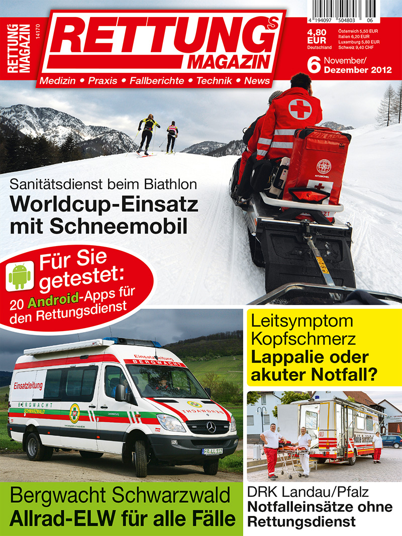 Produkt: Rettungs-Magazin 6/2012 Digital