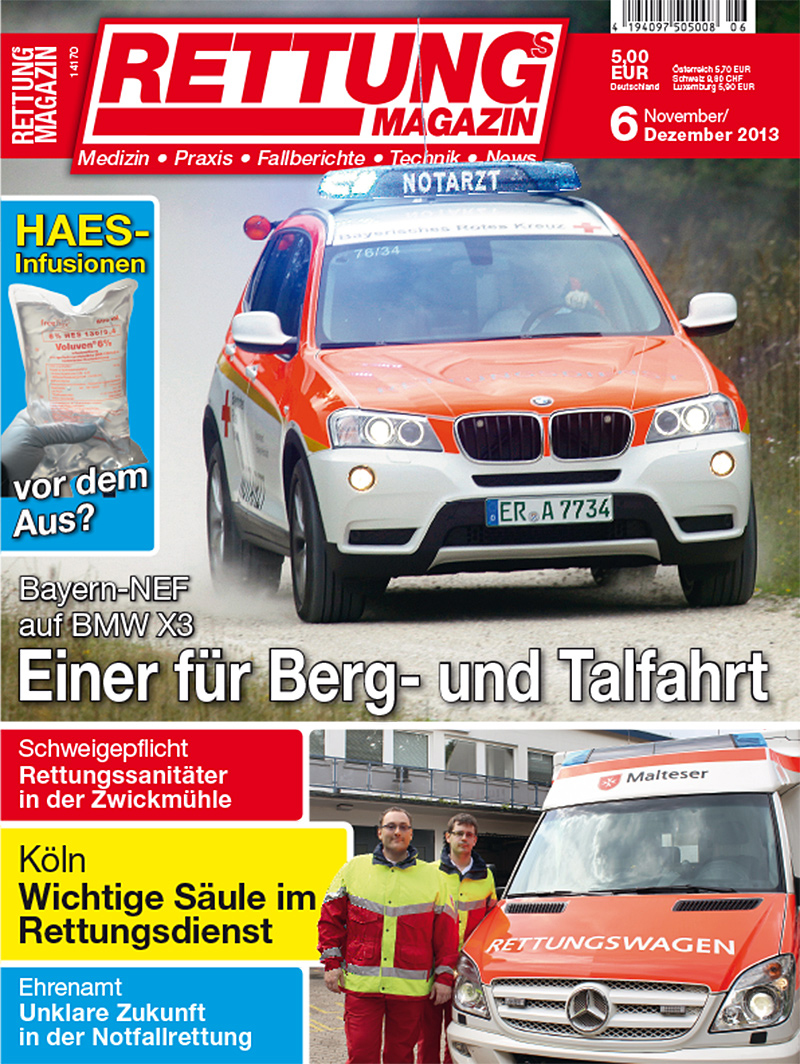 Produkt: Rettungs-Magazin 6/2013 Digital