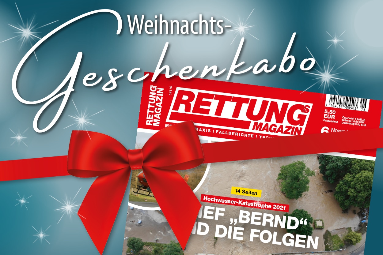 Das Rettungs-Magazin als Abo, die Geschenkidee zu Weihnachten